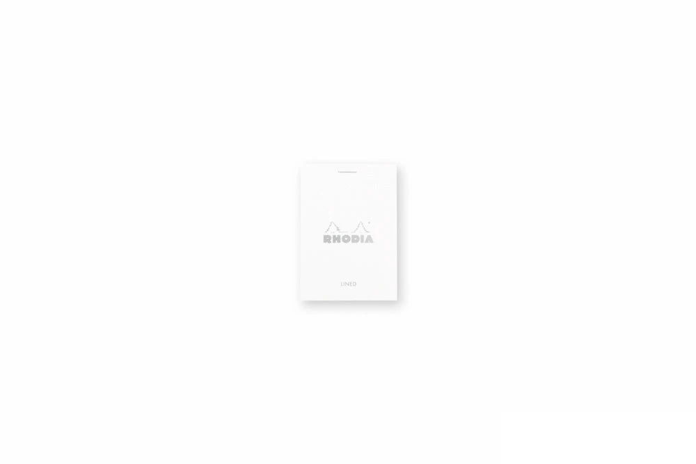 Rhodia No. 11 A7 Notepad - Ice White, Lined 5 Rhodia No. 11 A7 Notepad - Ice White, Lined - Image 5