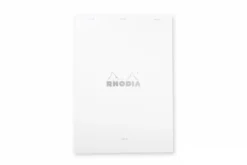 Rhodia No. 18 A4 Notepad - Ice White, Lined -Office Supplies Shop nw rhodia no. 18 notepad ice white lined R18601W